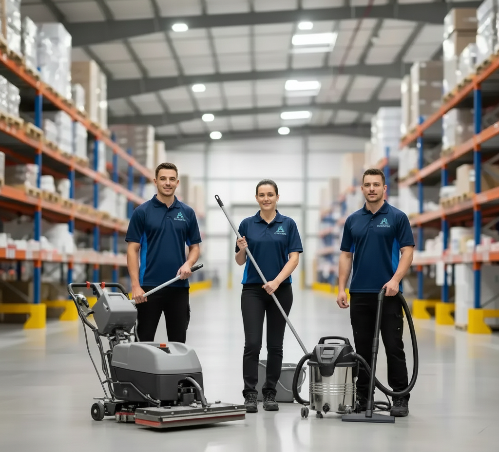 Experienced cleaning professionals at Atto Cleaning Services providing bond, carpet, and steam cleaning solutions